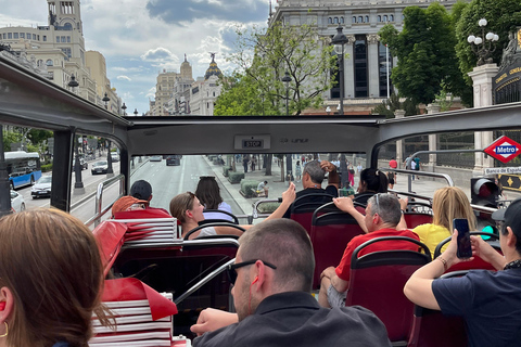 Madrid: City Sightseeing Hop-On Hop-Off Bus Tour and Extras48-Hour Hop-On Hop-Off Bus Tour and 2 Guided Walking Tours