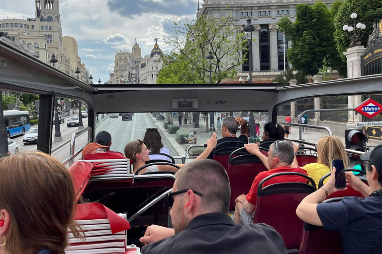 Madrid: City Sightseeing Hop-On Hop-Off Bus Tour and Extras48-Hour Hop-On Hop-Off Bus Tour and 2 Guided Walking Tours