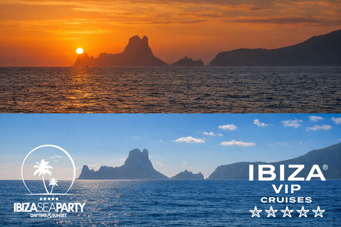 Ibiza: Formentera VIP Boat Paella, BBQ, OpenBar, DJ & Sunset BASIC TICKET with 5h Open Bar & Breakfast