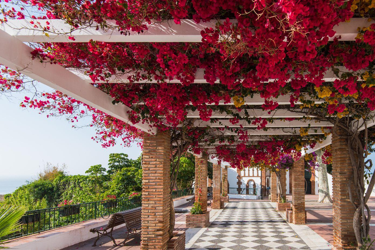 Málaga: Excursión de un día a Frigiliana y Nerja con vino y tapasDesde Benalmádena Solymar