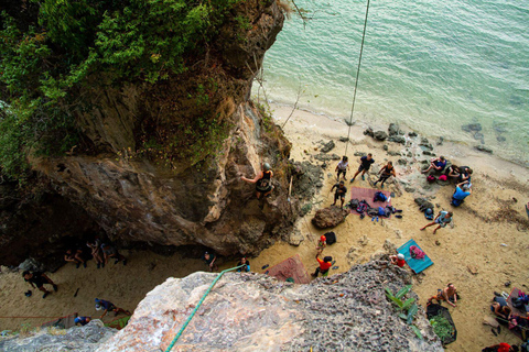 Krabi: Island Hopping & Rock Climbing Experience in Railay Climbing Experience Followed By 4 Islands