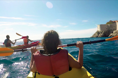 Dubrovnik: Excursión guiada en kayak de mar y snorkel