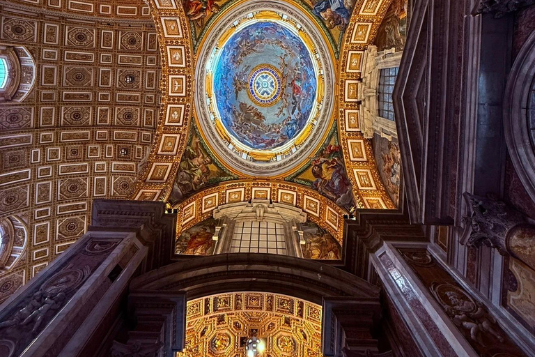 Vatican: St peters Dome Entry Ticket Papal Tombs, Audio Tour Vatican: St peters Dome Entry Ticket(With Elevetor)