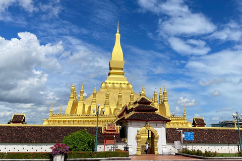 Visita icónica de Vientiane y cultura de Laos, Parque de Buda, Patuxayúnete al tour