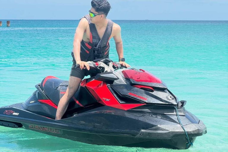 Bali Combo Jet Ski and Tandem Paragliding Adventure Jet-ski with instructor ( ticket only )