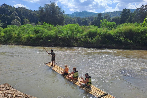 Chiang Mai: 2-Day Jungle Trek with Elephant Farm & Raft Ride Hotel Pickup and Drop-off (within Pickup Area)