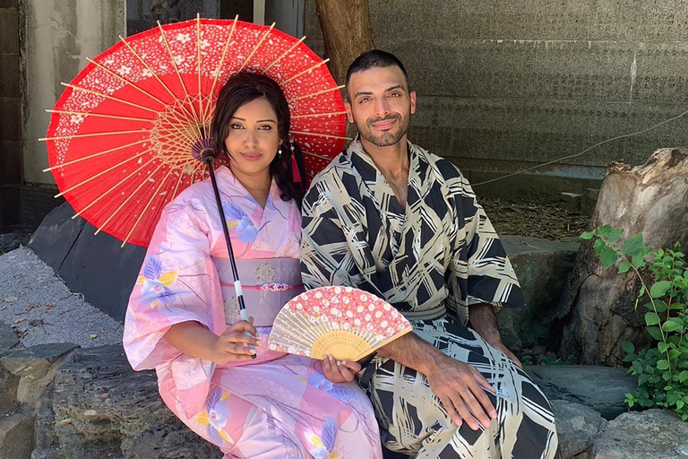Osaka: Kimono uthyrningsplan för vuxnaKimono hyra 90 minuter plan (för vuxna)