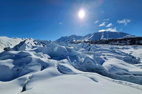 Desde Anchorage: Excursión de Invierno al Glaciar Matanuska con Comida
