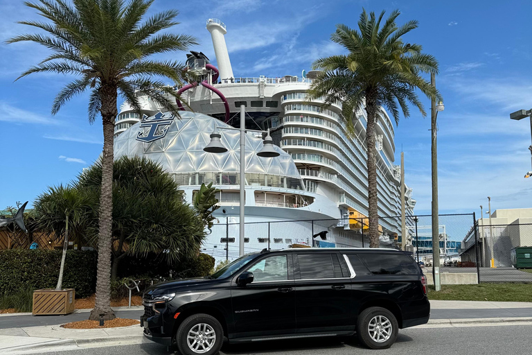 One Way Private Transfer to Port Canaveral Private Transfer Port Canaveral or Cocoa to Orlando Airport