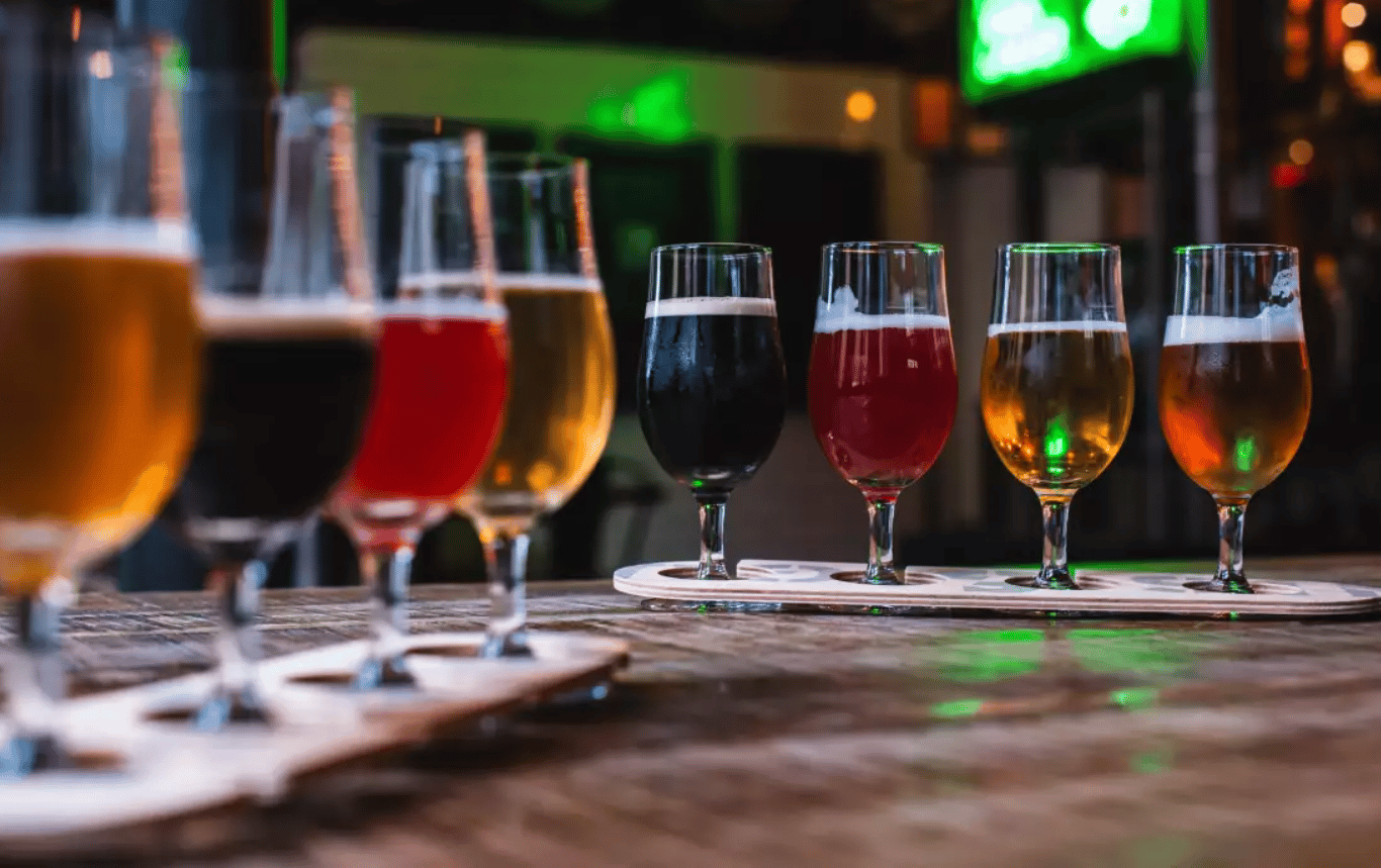 Oban: Bierverkostung bei Innis & Gunn