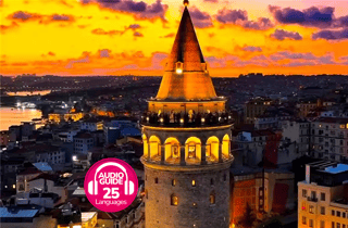 Istanbul: Ticket für den Galata-Turm mit Audioguide