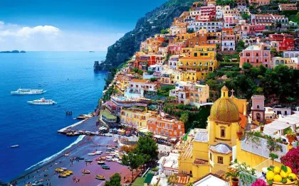 Küstentour: Sorrento, Positano, Amalfi mit Mittagessen