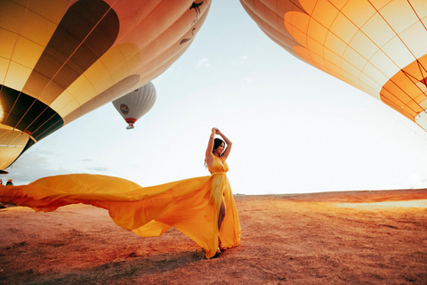 Cappadocia Flying Dress Photo Shoot