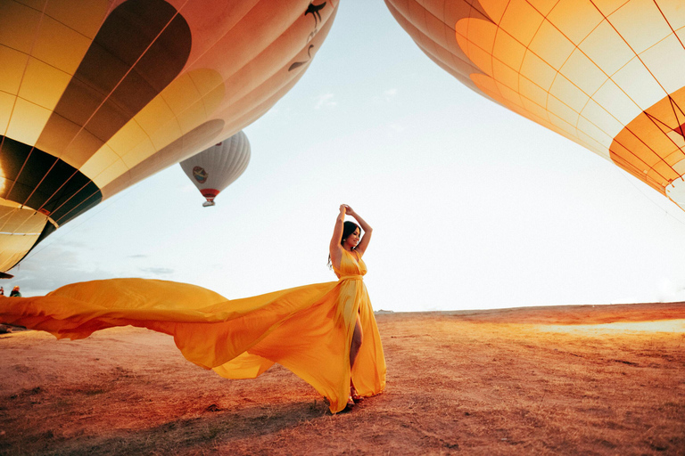 Cappadocia Flying Dress Photo Shoot