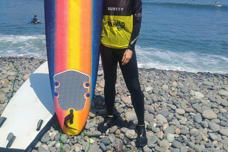 Lima: Surf Lesson at Playa Makaha in Miraflores Lima: Group Surf Lesson at Playa Makaha in Miraflores