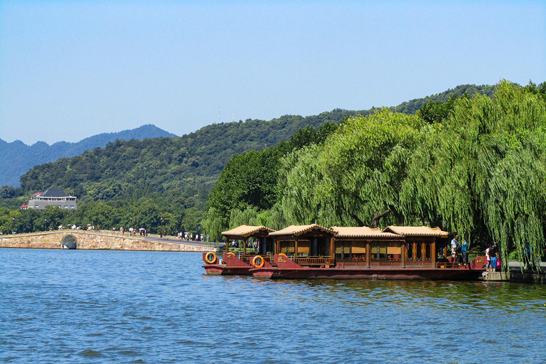 Hangzhou: Private City Highlights Tour with Boat Ride