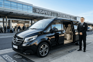 Budapest: BUD Flughafen Privattransfer nach/ab Budapest Stadt