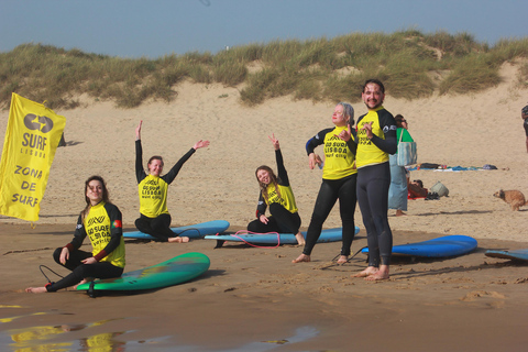 Lisbon: The Surf Instructor - surf lessons with transfer