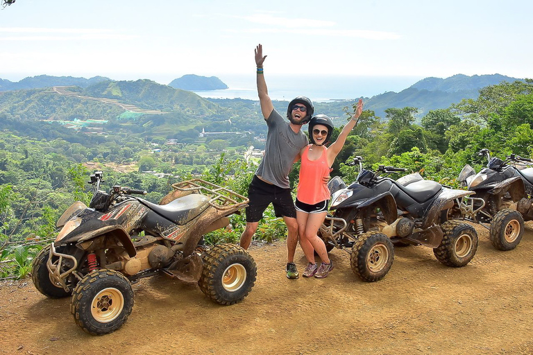 Jaco Beach : Excursion en VTT avec arrêt à la cascadeAventure de 4 heures en VTT