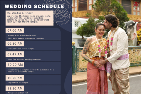 曼谷泰式佛教婚礼仪式及照片拍摄