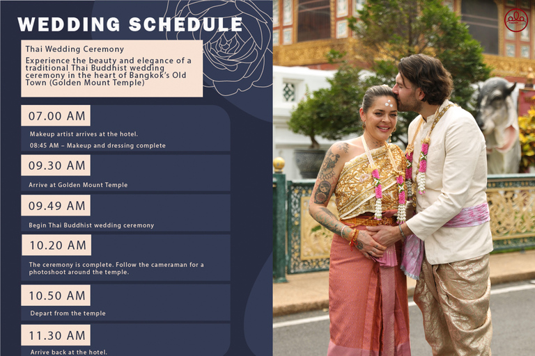 曼谷泰式佛教婚礼仪式及照片拍摄