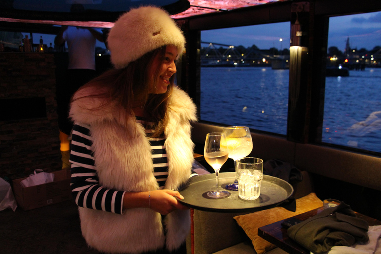 Amsterdam: croisière touristique d'une heure sur le canal Gin & Tonic