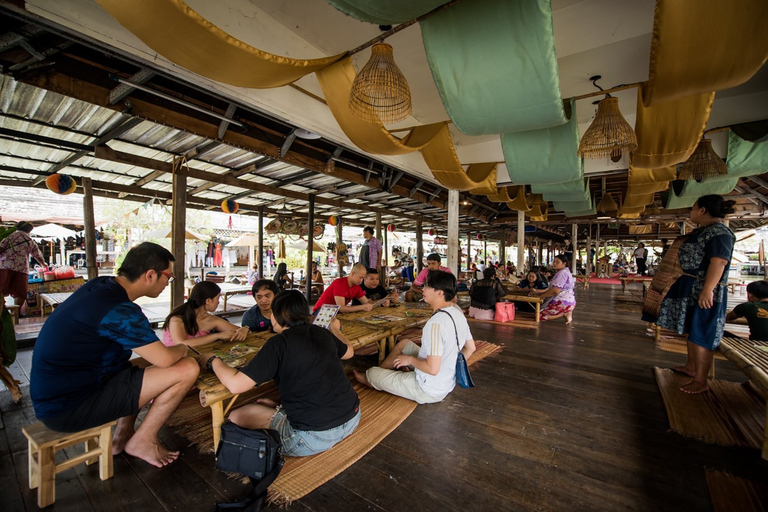 Pattaya: Sanctuary of Truth, Floating Market & Sunset Cafe