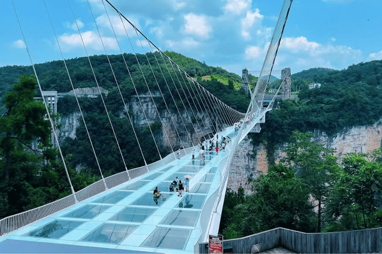 Zhangjiajie: Upplevelse av Grand Canyon och glasbronB-Line biljett (Glass Bridge + Grand Canyon)