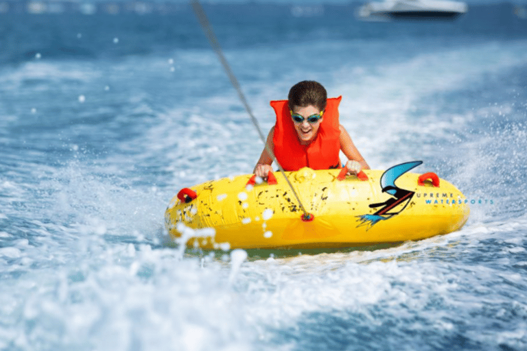 Barbados: Tube Riding Adventure with Speedboat Ride