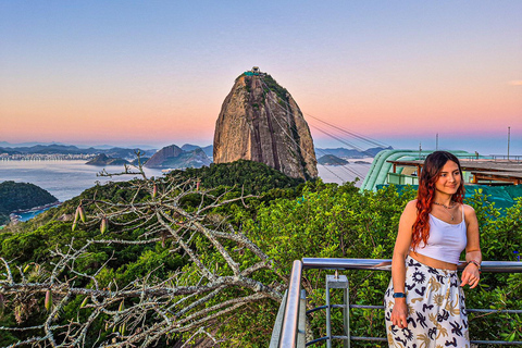 Rio de Janeiro sunset by Jeep Italian speaking guide