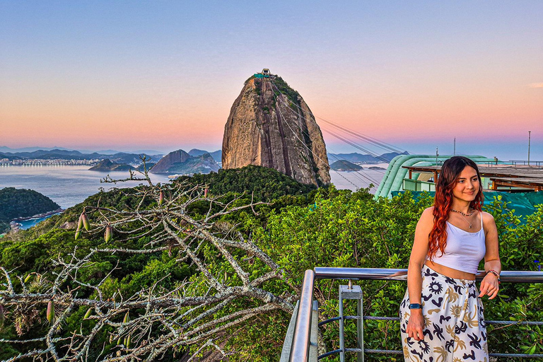 Rio de Janeiro sunset by Jeep Italian speaking guide
