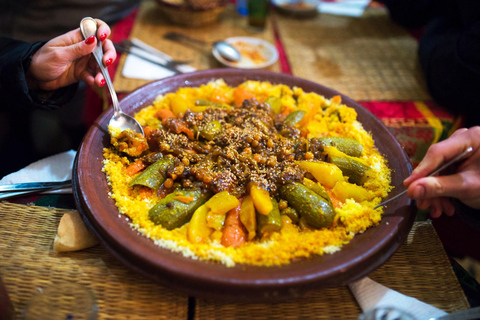 Marrakech : Visite de la cuisine marocaine authentique avec déjeuner/dînerMarrakech : Visite de la cuisine marocaine authentique avec dîner