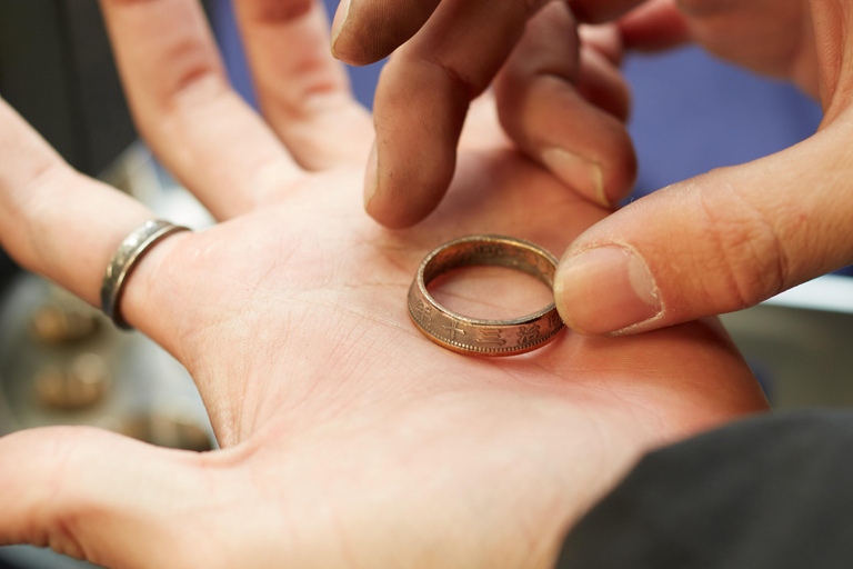 Tokyo, Asakusa:Ring-Making Workshop w/ Japanese Vintage Coin