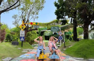 Ab Bangkok: Damnoen-Sky-Familientagestour mit Transfer