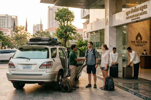 Koh Kong: Phnom Penh Transfer with Royal Palace Tour Koh Kong: Private Transfer to Siem Reap