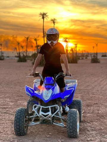 Marrakech: Quad Bike Tour to Palm Oasis