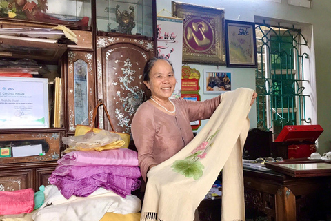 Hanoi: Parfümpagode mit Bootsfahrt oder Lotus-SeidendorfPrivate Tour: Parfümpagode, Lotus-Seidendorf und Weihrauch