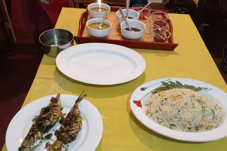 Aula de culinária na aldeia em Sigiriya