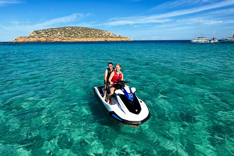 Excursión en moto acuática a Cala Comte desde San Antonio