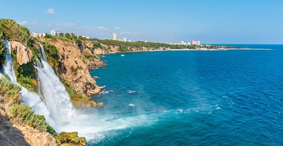 Antalya: Falez Cliffs & Waterfalls Boat Trip with Lunch