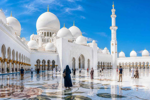 From Dubai: Private Abu Dhabi Tour with Grand Mosque Visit