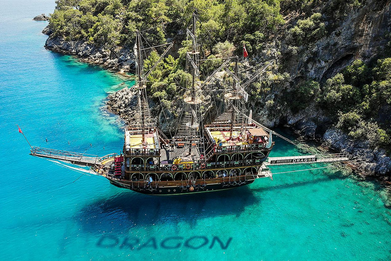 Fethiye: Oludeniz Pirate Boat Tour, Swim & Foam Party