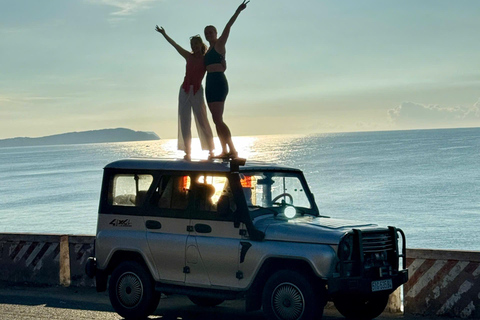 جولة لمدة 5 ساعات بسيارة جيب عند شروق الشمس أو غروبها من مدينة شاطئ موي نيجولة خاصة بسيارات الجيب عن