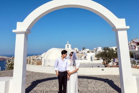 Private Santorini Wedding Photoshoot