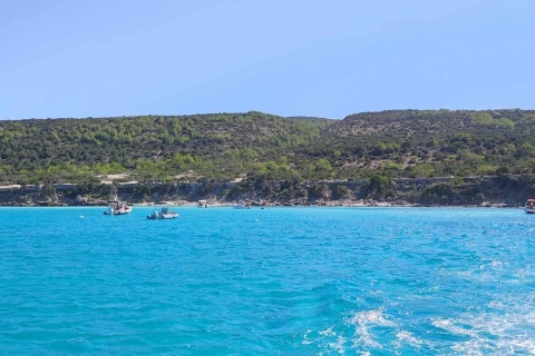 Blaue Lagune Latchi Akamas ab Paphos TourReiseführer auf Englisch. Entspannende Tagestour zur Blauen Lagune.