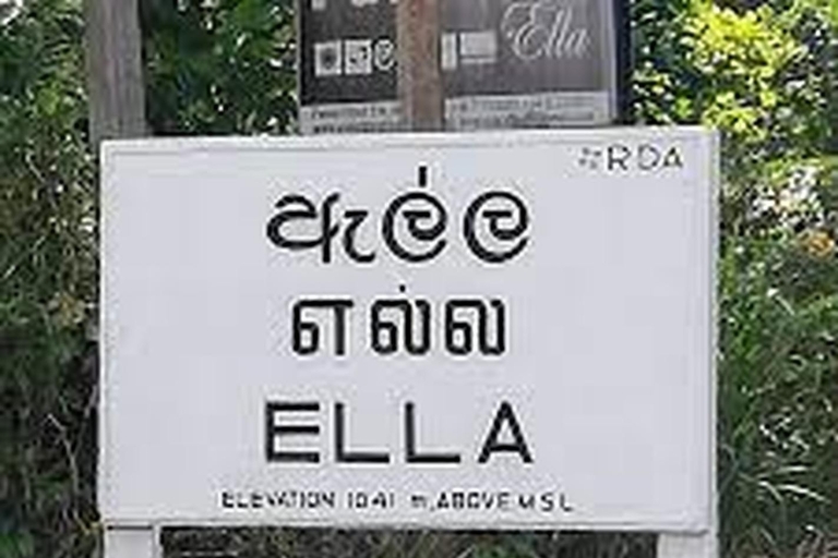 Traslado desde la ciudad de Ella a cualquier ciudad de Sri Lanka
