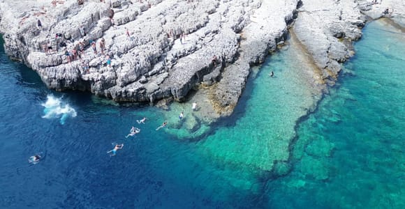 Zadar: Kornati Adventure by Boat: Lunch, Cliff Jump & Swimm