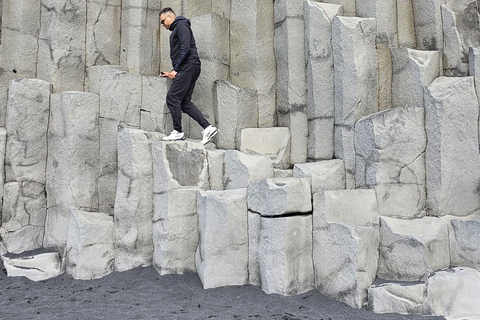 Tagesausflug an die Südküste mit Reiten an schwarzen Sandstränden