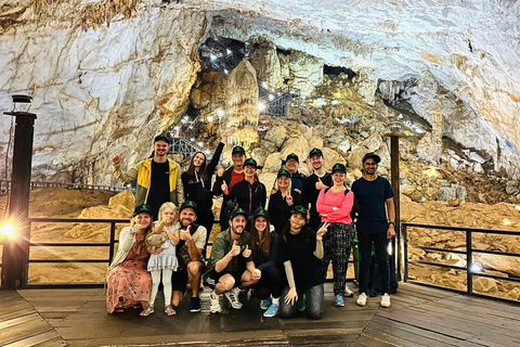 Phong Nha Cave & Paradise Cave: Guided Tour Boat & Explore Group Tour with Drop-Off in Hue