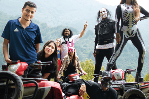 Medellín: Parco avventura Escobero in quad, riserva naturale
